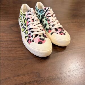 Zara Multicolor Patterned Women's Sneakers
